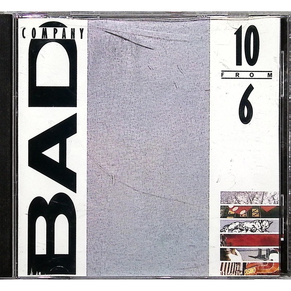 Bad Company CD 10 From 6 Hits Compilation Rock 1985 Atlantic 81625-2